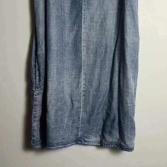 VELVET HEART Chambray Midi Dress With Pockets Size XSmall - Picture 7 of 12